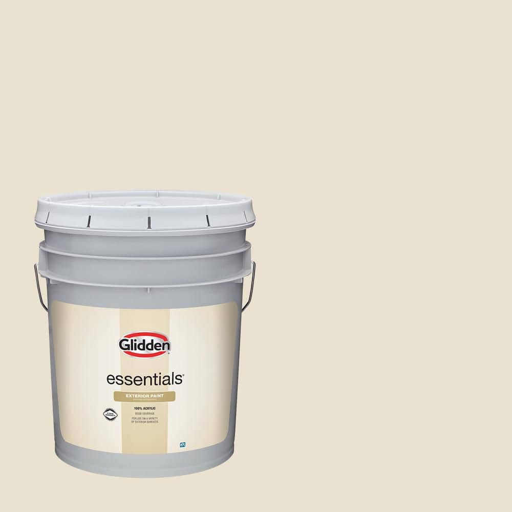 Glidden Essentials 5 gal. PPG1086-2 Brandied Pears Flat/Matte Exterior Paint