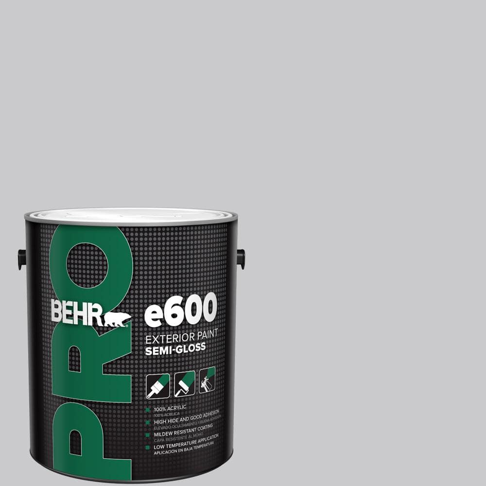 BEHR PRO 1 gal. #ECC-62-1 Urban Gray Semi-Gloss Exterior Paint