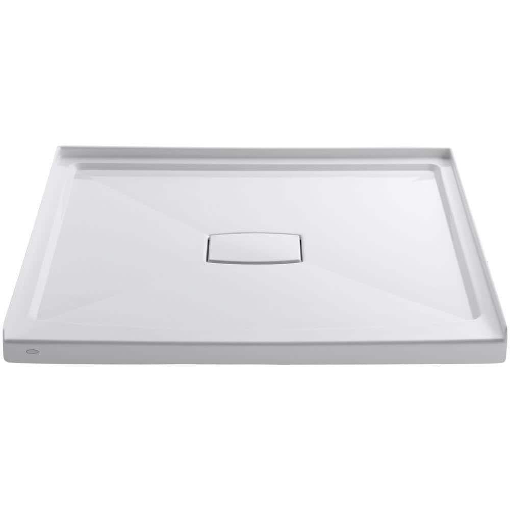 KOHLER Archer 48 in. 48 in. Single Threshold Shower Base with Drain and Removable Drain Cover