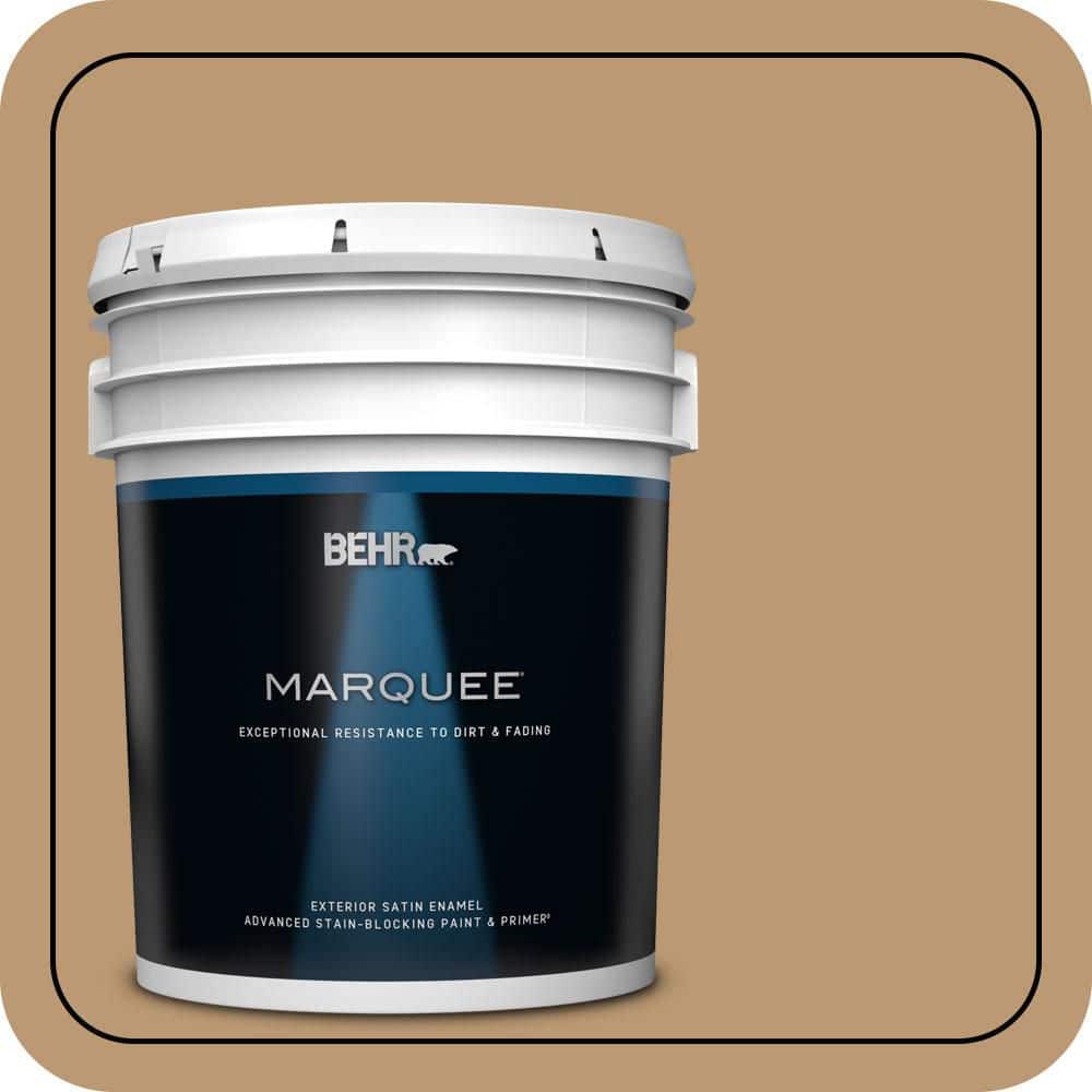 BEHR MARQUEE 5 gal. #N280-5 Antique Treasure Satin Enamel Exterior Paint & Primer