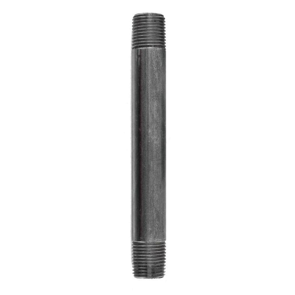 STZ 1/2 in. x 7 in. Black Steel Nipple (1)