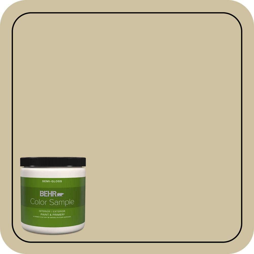 BEHR PREMIUM PLUS #S330-3 Seasoned Salt Interior/Exterior Paint & Primer Color Sample (1)