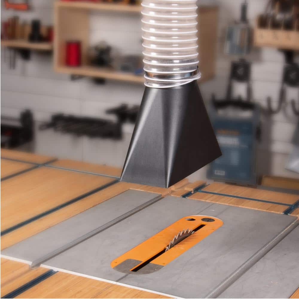 POWERTEC 4 in. x 10 in. Dust Hood Rectangular Funneled Shape for Dust Collection Systems (2)
