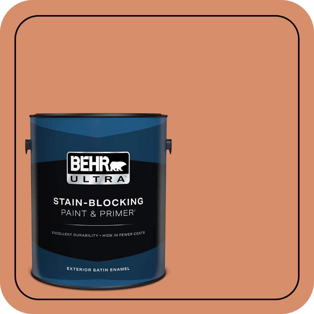 BEHR ULTRA 1 gal. #MQ4-38 Balcony Sunset Satin Enamel Exterior Paint & Primer
