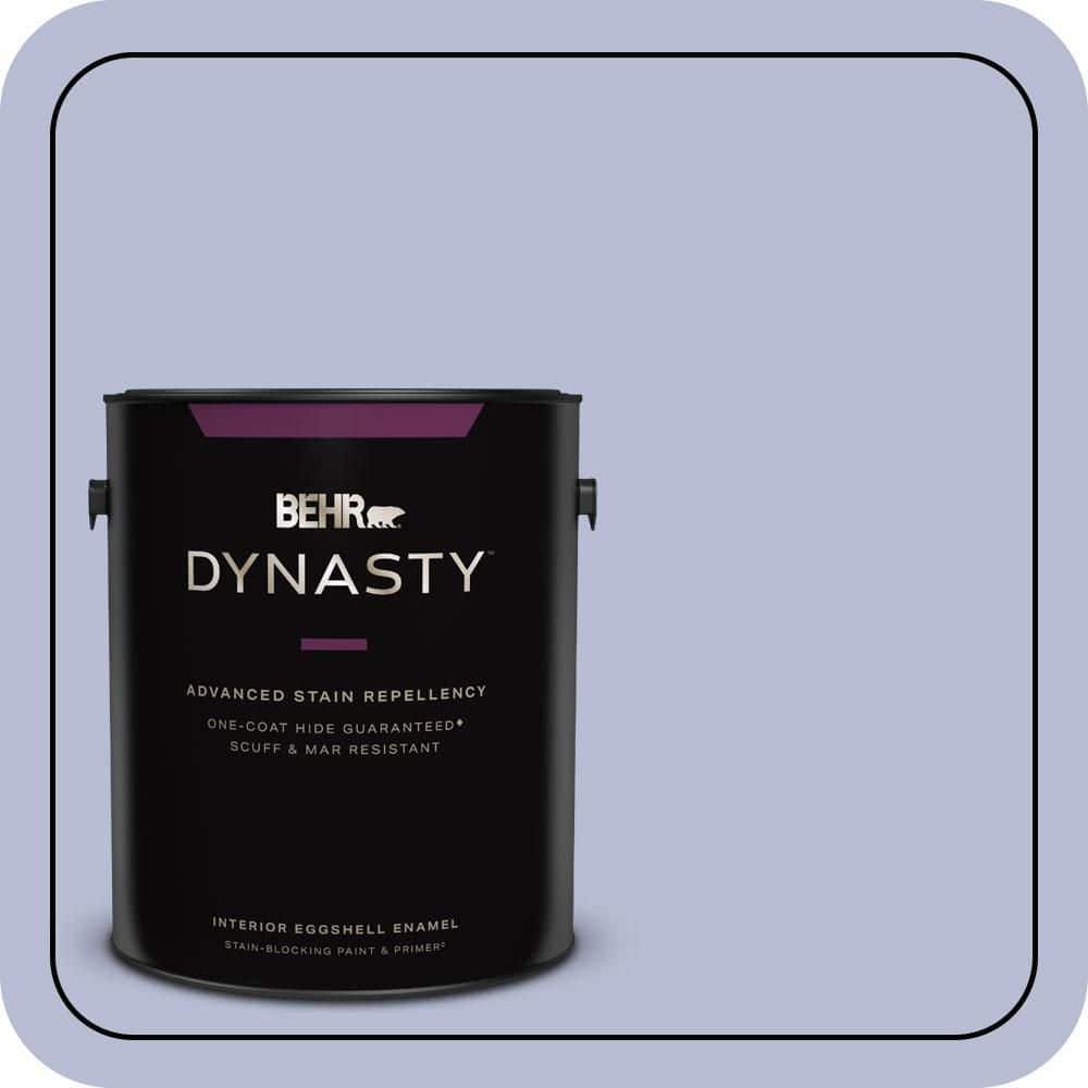BEHR DYNASTY 1 gal. #S540-2 Violet Vision Eggshell Enamel Interior Stain-Blocking Paint & Primer