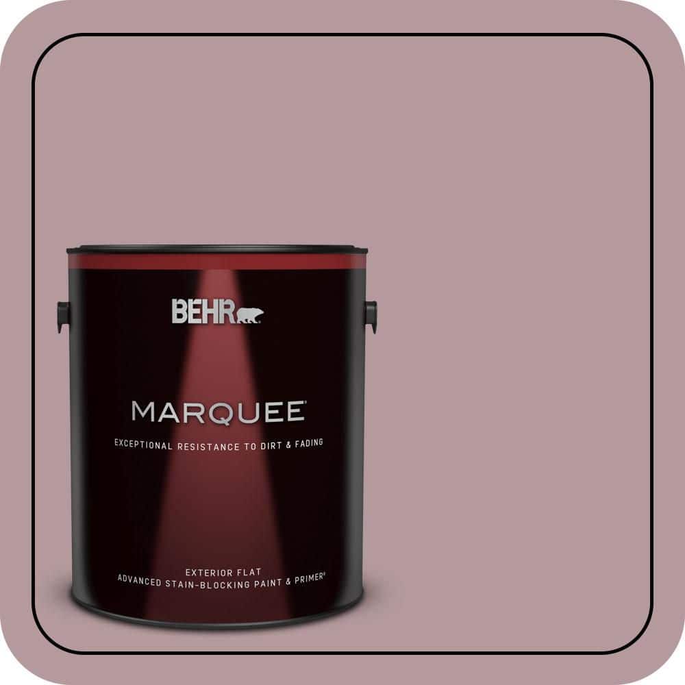 BEHR MARQUEE 1 gal. #PMD-71 Twilight Blush Flat Exterior Paint & Primer