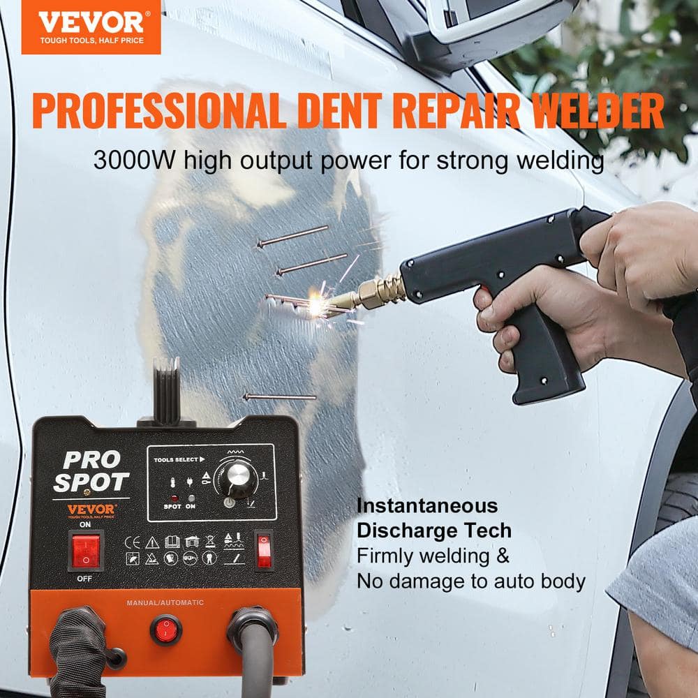 VEVOR Stud Welder Dent Puller Repair Kit 3000-Watt Auto Body Spot Welder with 6 Welding Modes for Car Truck Motorcycle Repair (2)