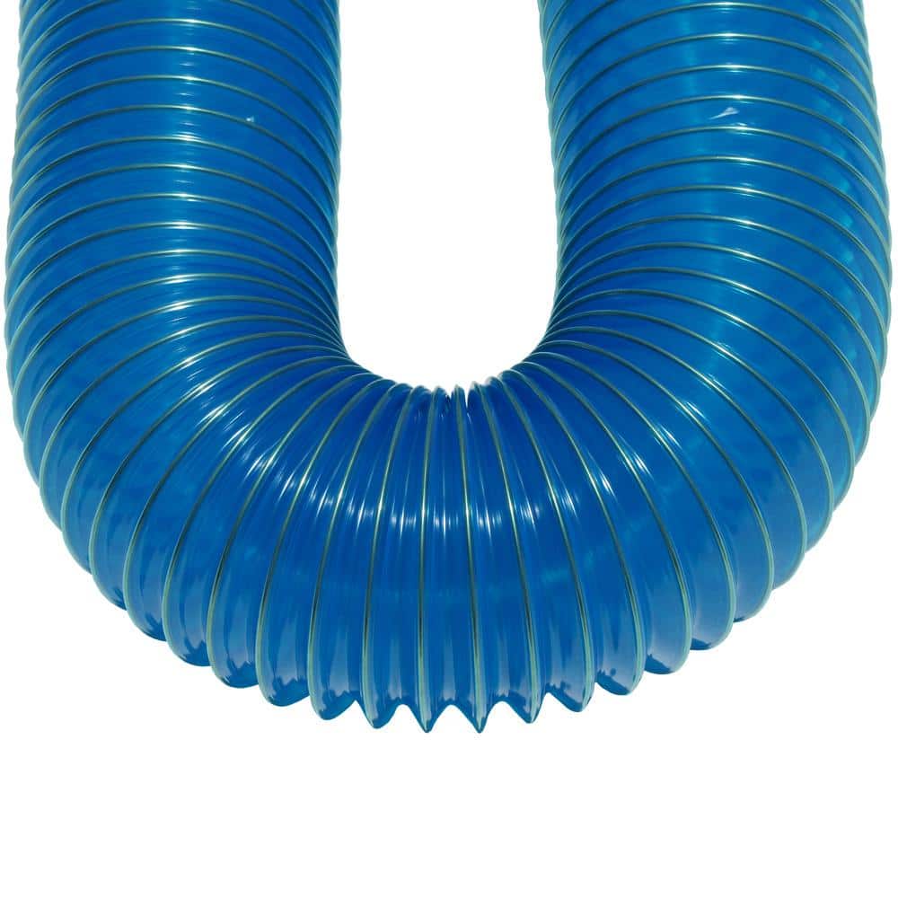 Rubber-Cal D 25 ft. PVC Flexduct Coil Flexible Ducting Blue (2)