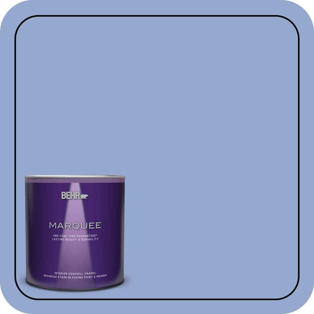 BEHR MARQUEE 1 qt. #M540-4 Hopeful Dream One-Coat Hide Eggshell Enamel Interior Paint & Primer
