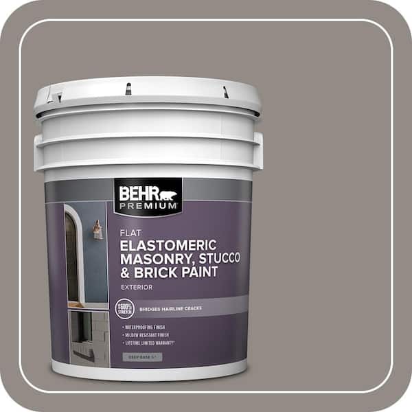 BEHR PREMIUM 5 gal. #MS-85 Twilight Falls Elastomeric Masonry, Stucco and Brick Exterior Paint (2)