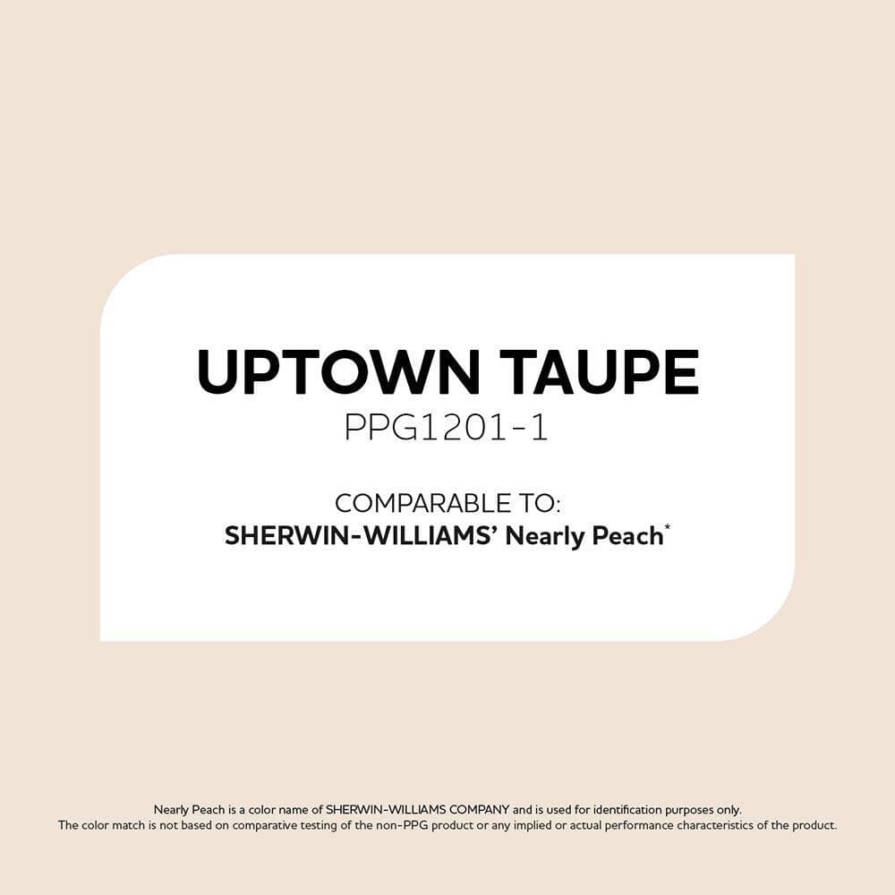 Glidden Multi-Pro 5 gal. PPG1201-1 Uptown Taupe Ultra Flat Interior Paint (3)