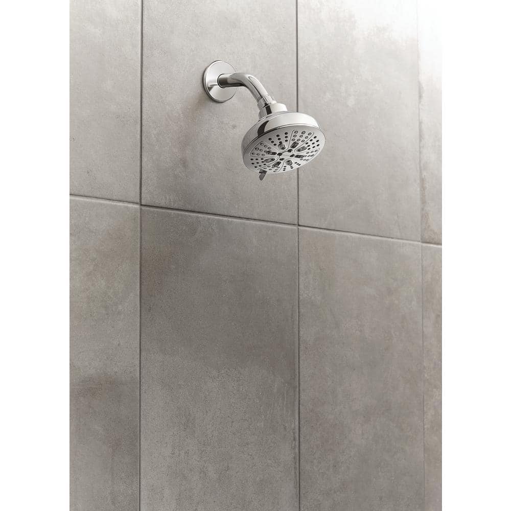 MOEN HydroEnergetix 8-Spray 1.75 GPM 4.75 in. Tub Wall Mount Fixed Shower Head in Chrome (4)