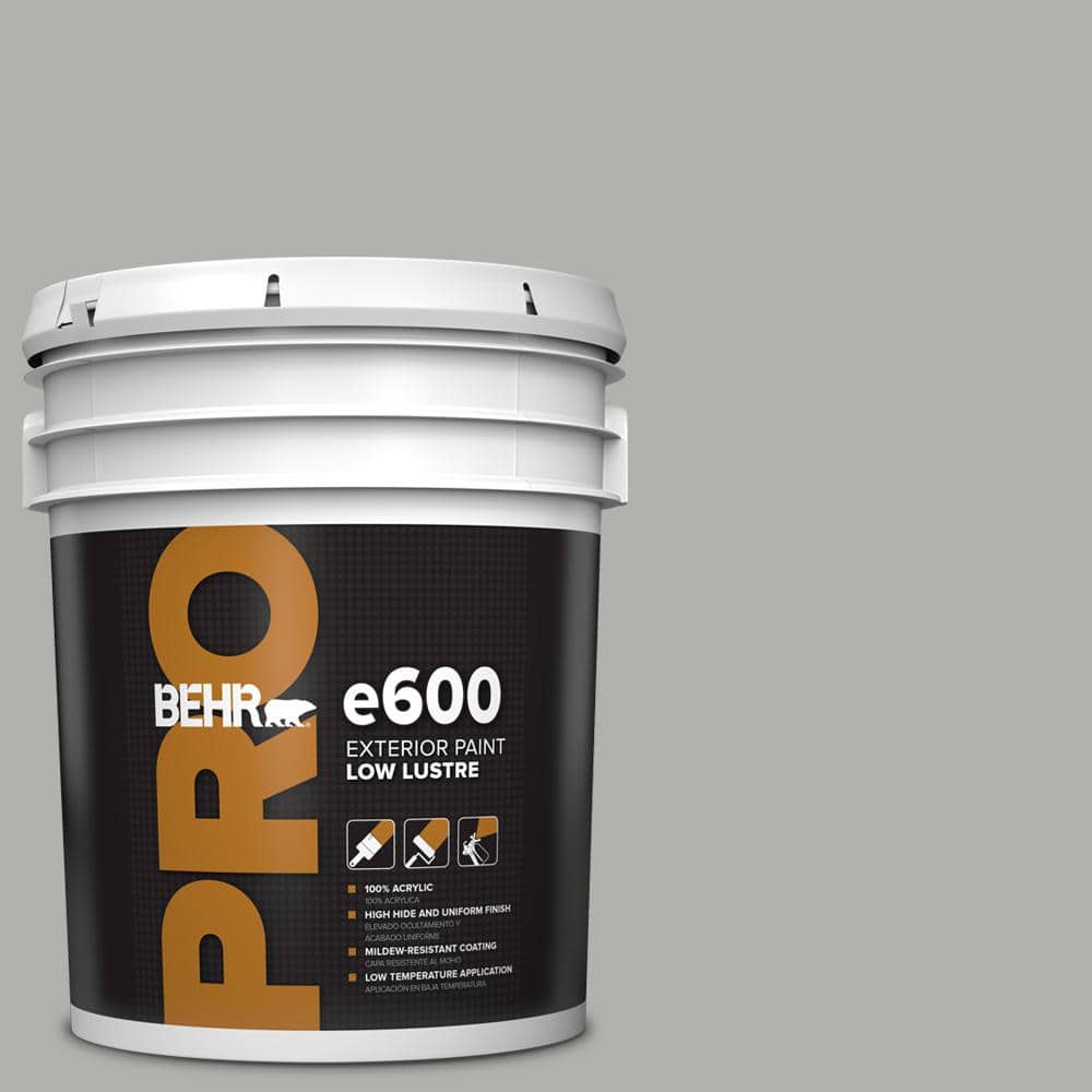 BEHR PRO 5 gal. #BXC-25 Colonnade Gray Low Luster Exterior Paint