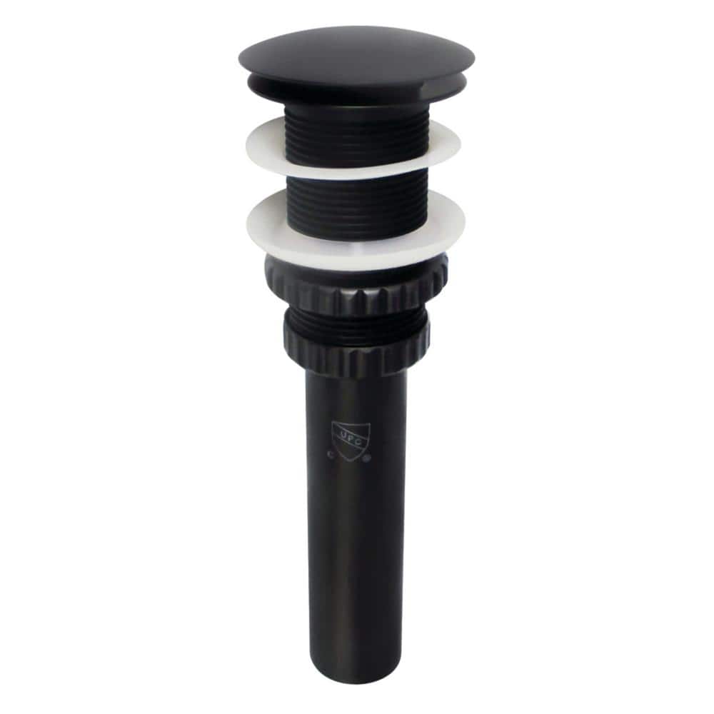 Kingston Brass Coronel Push Pop-Up Bathroom Sink Drain without Overflow (1)