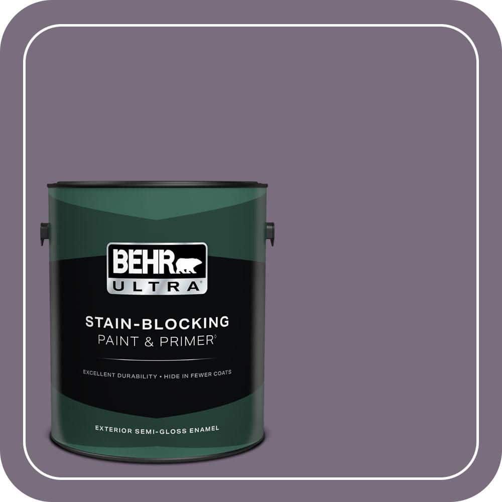 BEHR ULTRA 1 gal. #MQ5-37 Composers Magic Semi-Gloss Enamel Exterior Paint & Primer