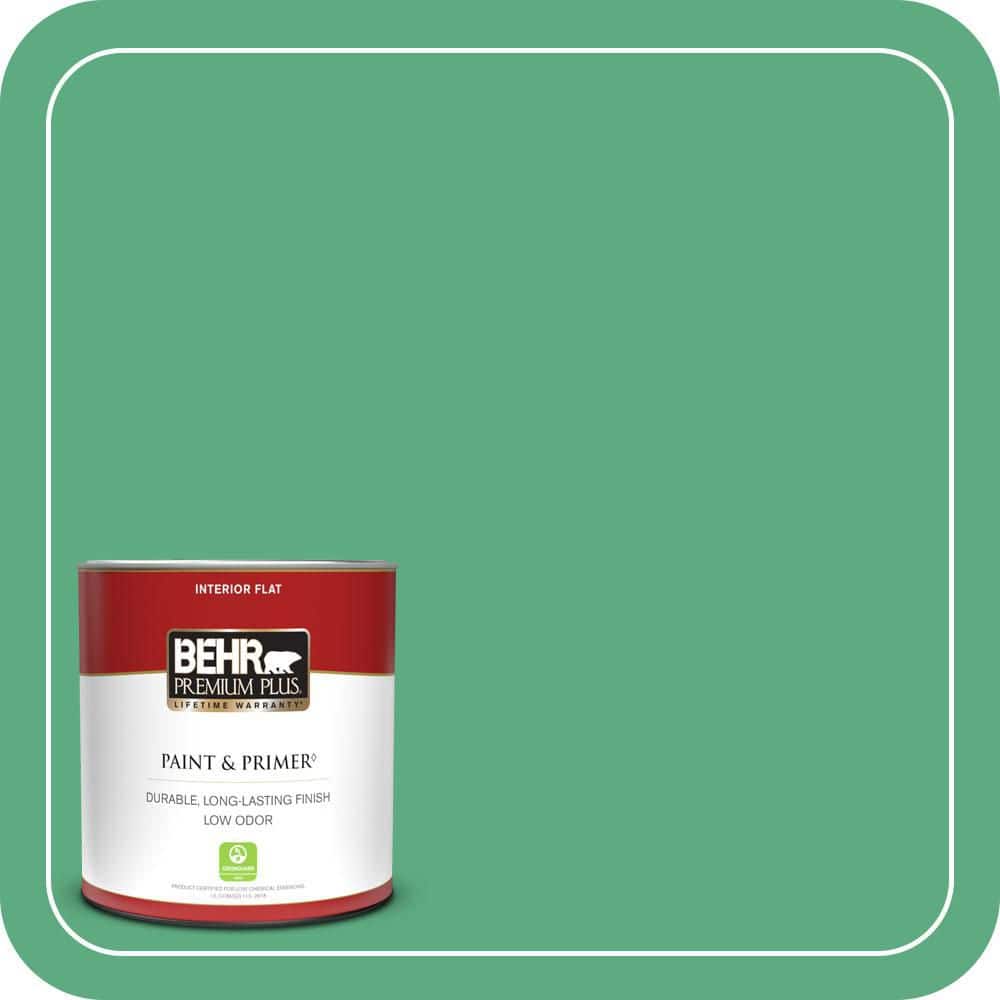 BEHR PREMIUM PLUS #T14-4 Edgewater Flat Low Odor & Primer
