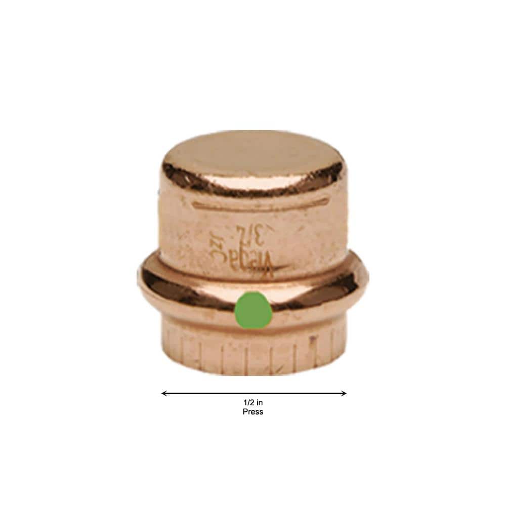 Viega ProPress 1/2 in. Press Copper Cap (10-Pack) (3)