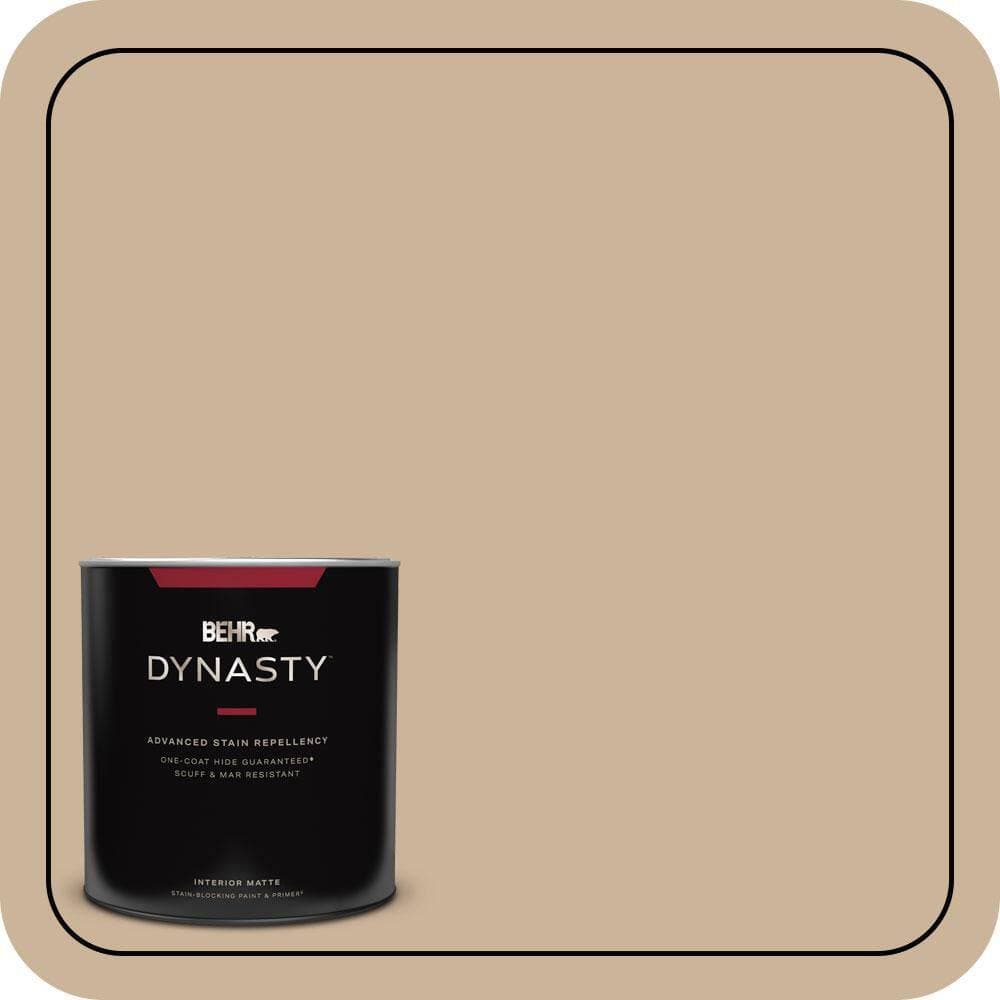 BEHR DYNASTY 1 qt. #T17-03 Sepia Filter Matte Interior Stain-Blocking Paint & Primer