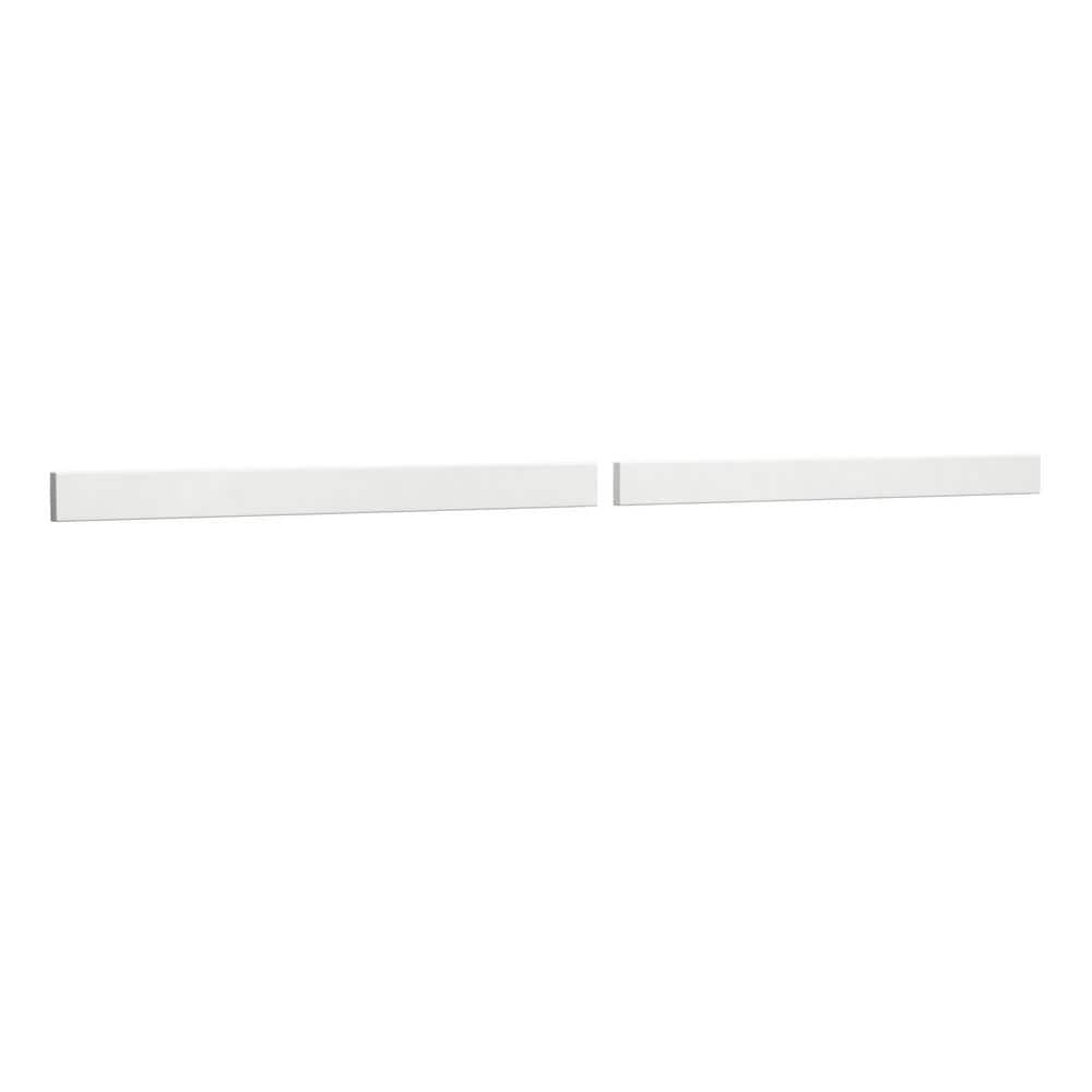 Wyndham Collection 84 in. W Quartz Vanity Backsplash in White (1)