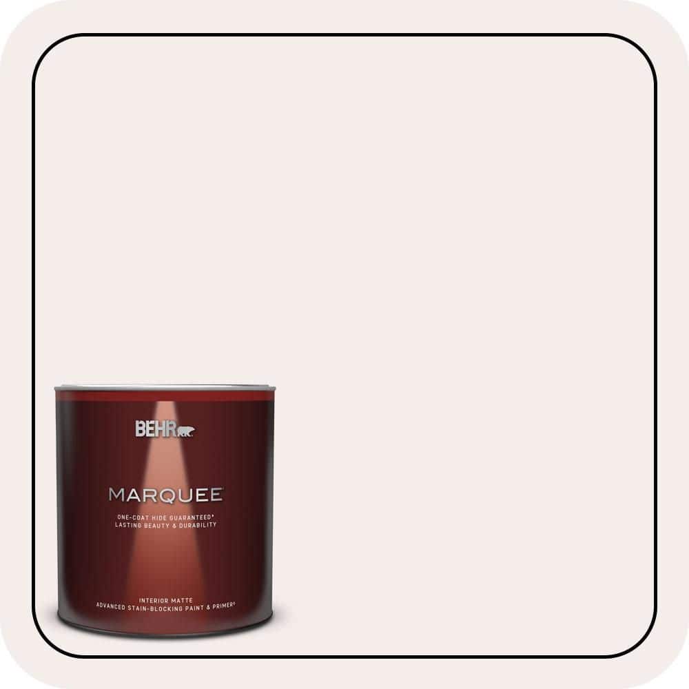 BEHR MARQUEE 1 qt. #680E-1 First Blush Matte Interior Paint & Primer