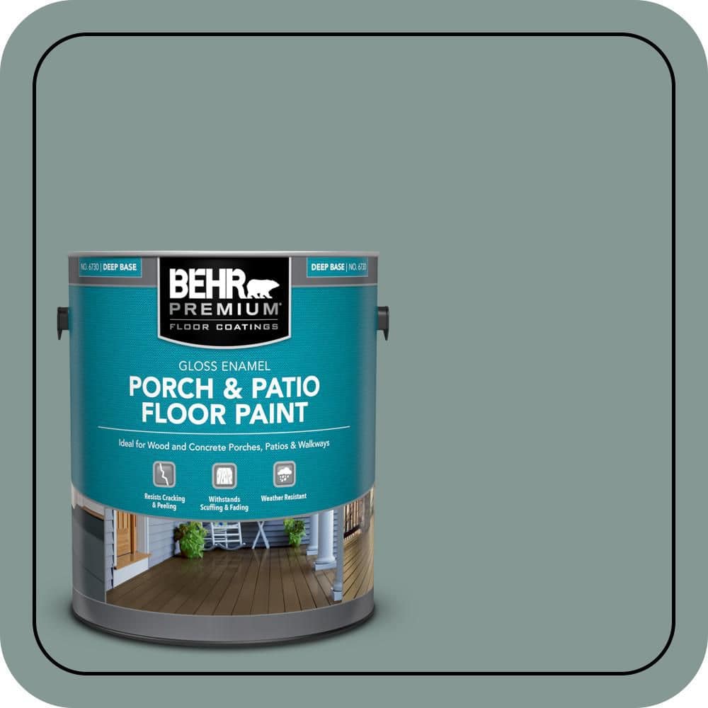 BEHR PREMIUM 1 gal. #T18-15 In The Moment Gloss Enamel Interior/Exterior Porch and Patio Floor Paint
