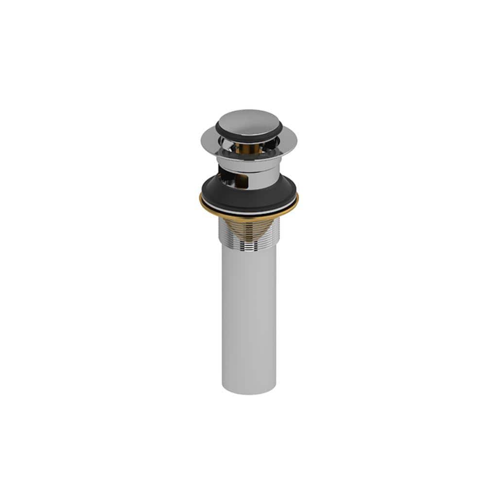 RIOBEL Lavatory Push Drain with Overflow in Chrome