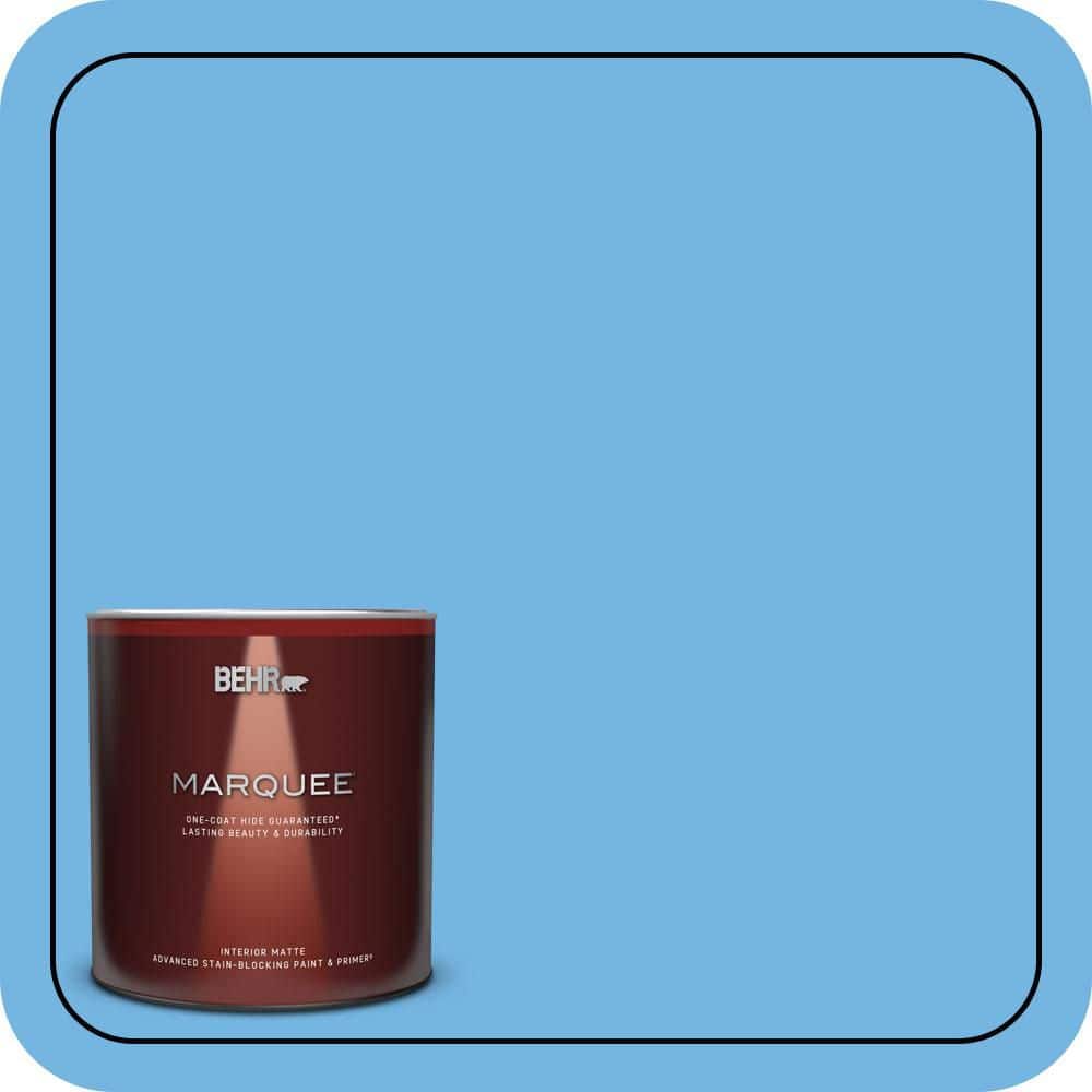 BEHR MARQUEE 1 qt. #P510-4 Electra Matte Interior Paint & Primer
