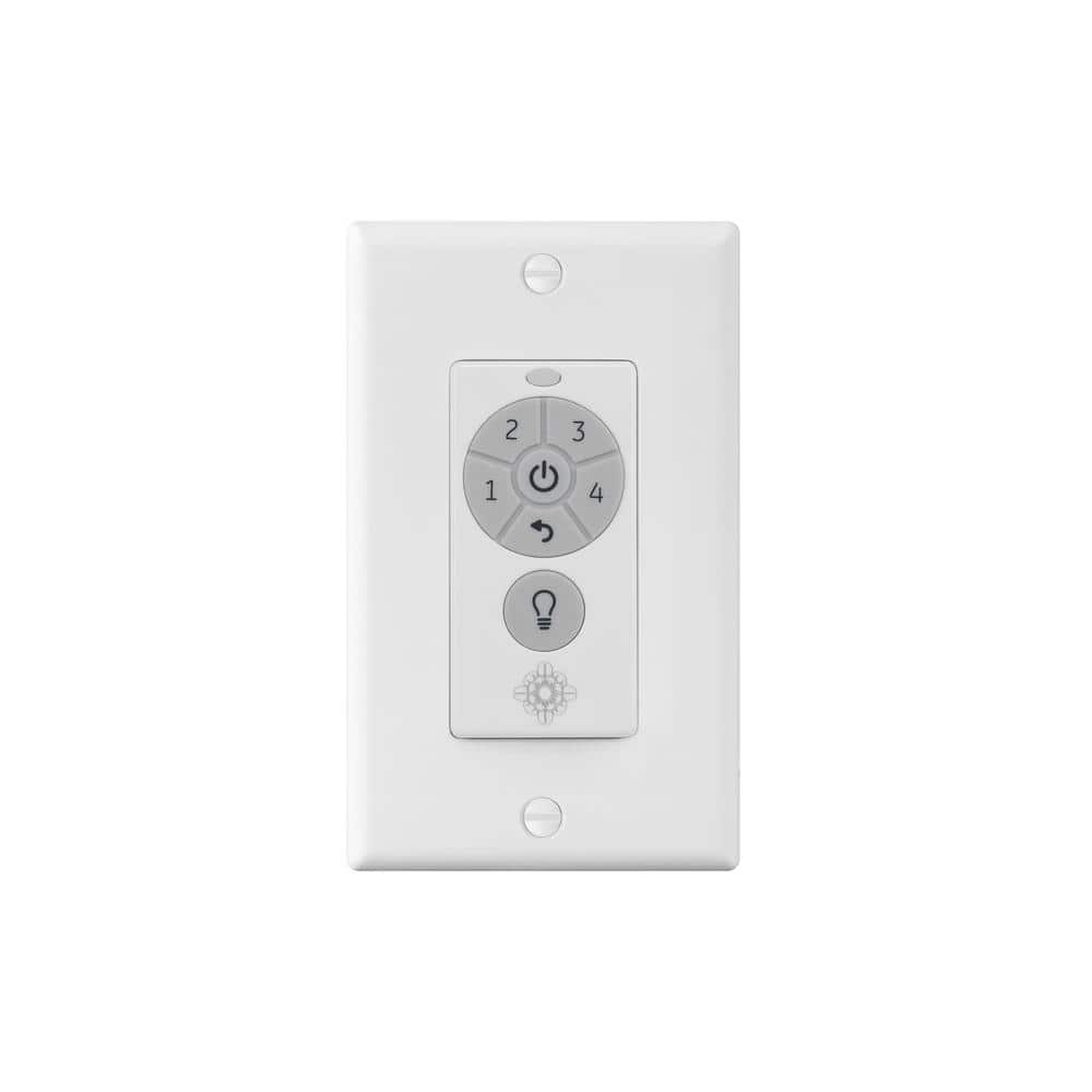 Generation Lighting 4-Speed White Wall Mount Ceiling Fan Wall Switch