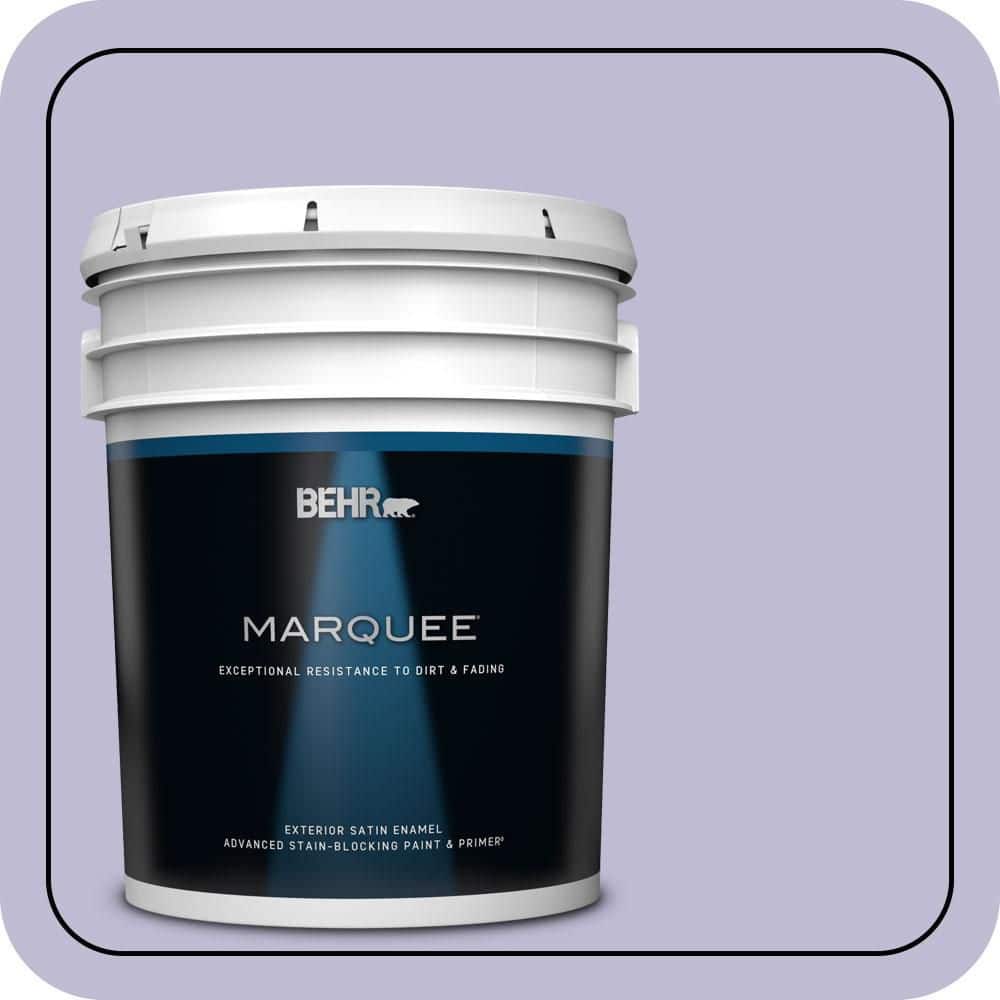 BEHR MARQUEE 5 gal. #640C-3 Twilight Pearl Satin Enamel Exterior Paint & Primer