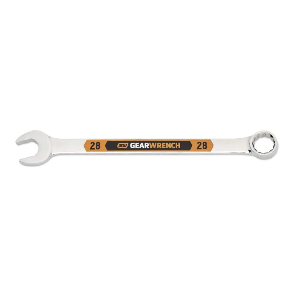 GEARWRENCH 28 mm 12-Point Hi-Viz Long Pattern Combination Wrench (1)