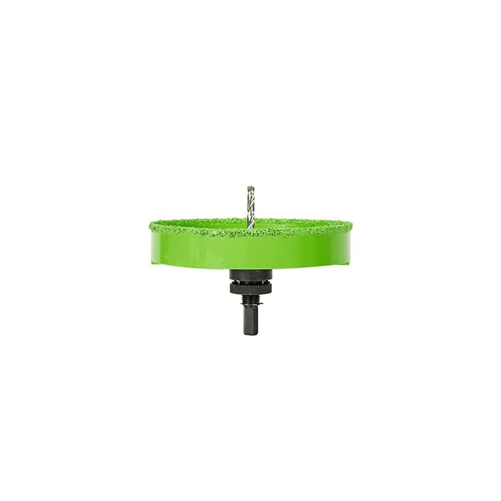 Unbranded Carbide Hole Saw 6 in. Cutting Ceiling Plaster Drywall with Dust Bowl for Recessed Can Lights 2X Faster (2)