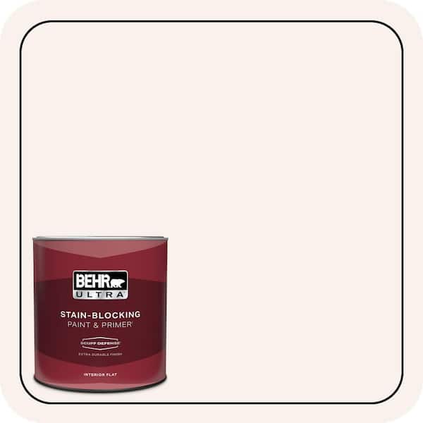 BEHR ULTRA 1 qt. #RD-W09 Shea Extra Durable Flat Interior Paint & Primer (2)