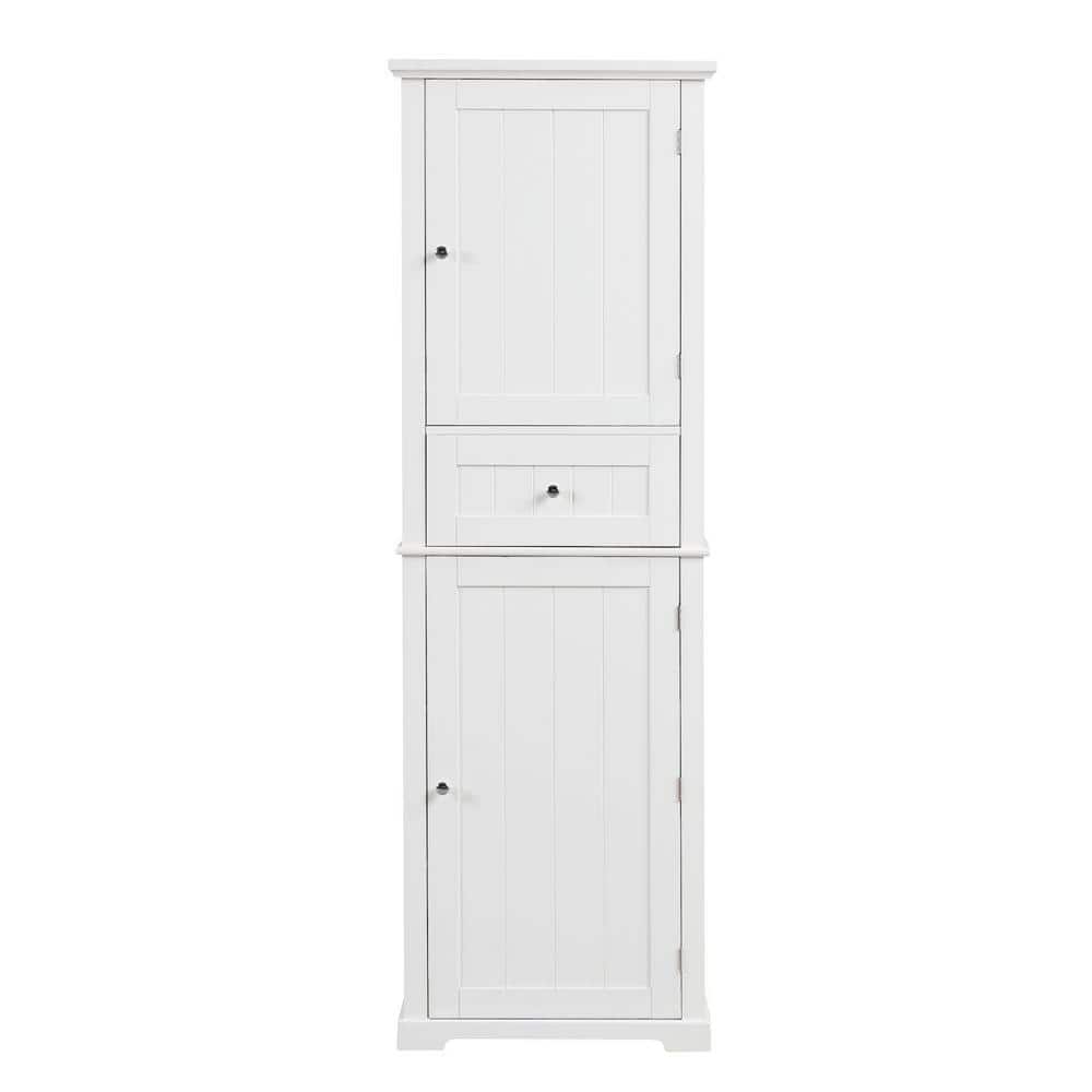 Miscool Anky 22 in. W 11 in. D 67.7 in. H MDF Freestanding Bathroom Storage Linen Cabinet