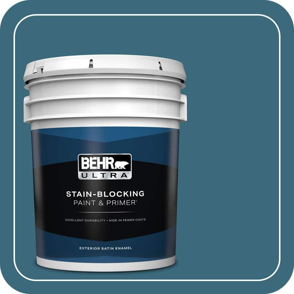 BEHR ULTRA 5 gal. #S460-6 Mammoth Mountain Satin Enamel Exterior Paint & Primer