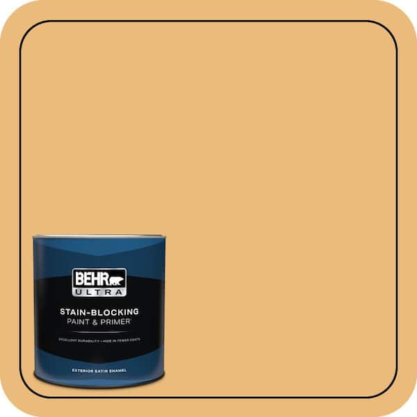 BEHR PREMIUM PLUS #BXC-61 Early Harvest Enamel Low Odor & Primer (4)