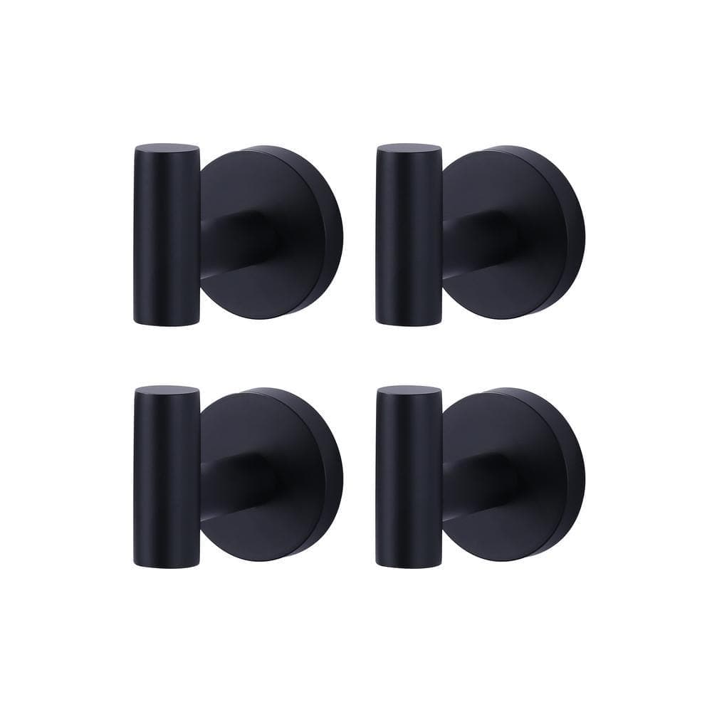 ALEASHA Round shape Knob Robe/Towel Hook 4-Pieces (1)