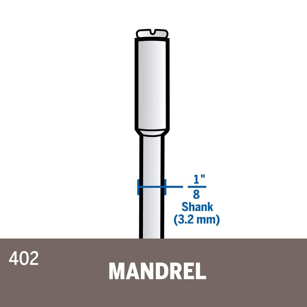 Dremel 1-1/2 in. Rotary Tool Mandrel for Discs, Wheels and Sanding Bands Kit (3)