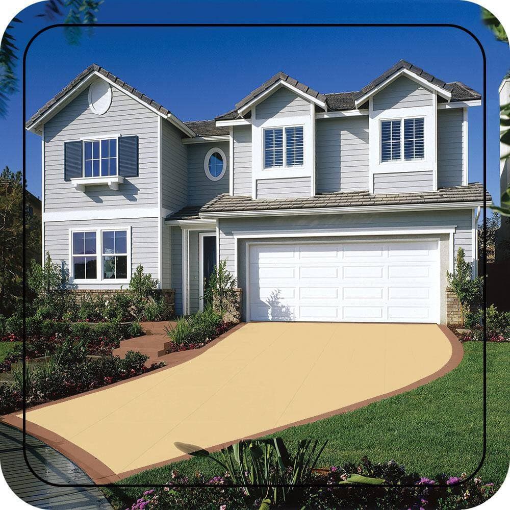 BEHR PREMIUM 5 gal. #P270-3 Sunflower Seed Self-Priming 1-Part Epoxy Satin Interior/Exterior Concrete and Garage Floor Paint (3)