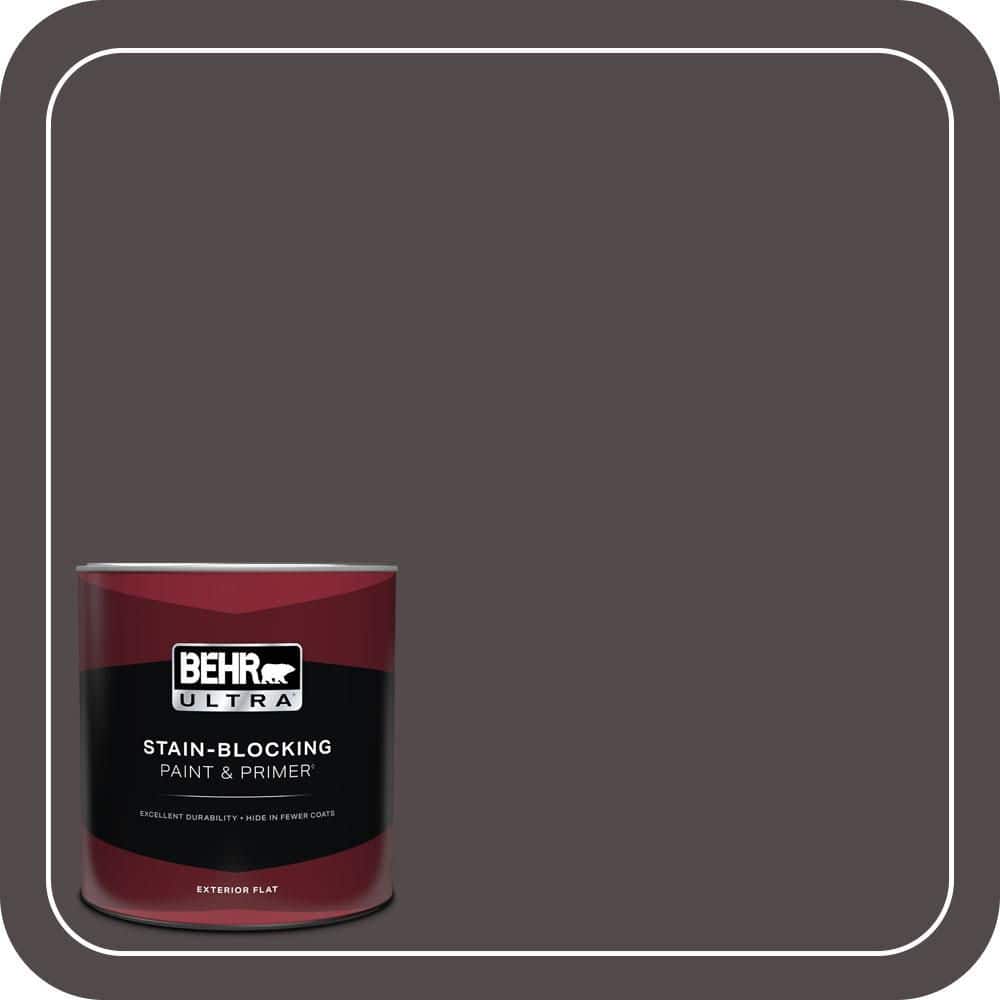 BEHR ULTRA 1 qt. #MQ1-34 Instant Classic Flat Exterior Paint & Primer