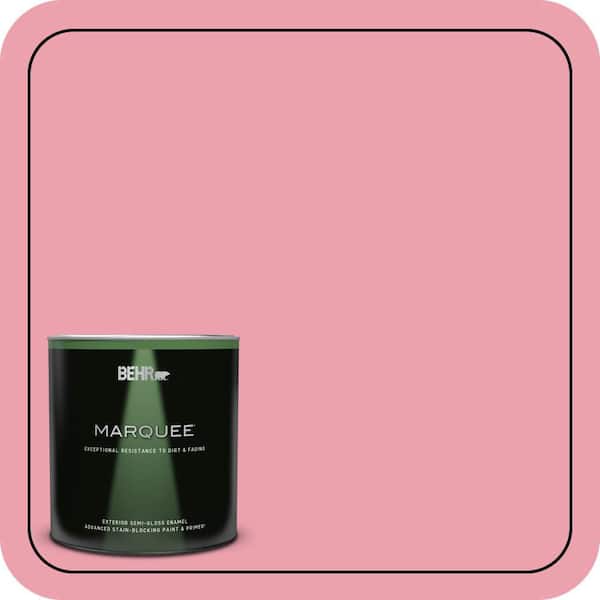 BEHR MARQUEE 1 qt. #P150-3 Pinque Semi-Gloss Enamel Exterior Paint & Primer (2)