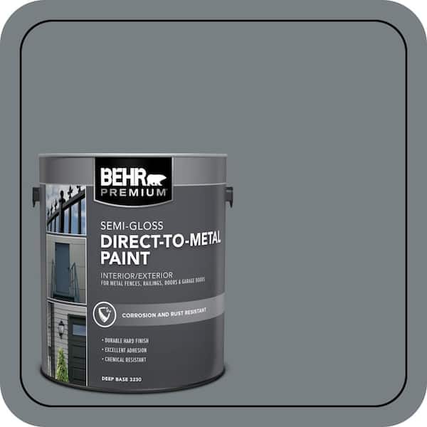 BEHR PREMIUM 1 gal. #N450-5 Intergalactic Semi-Gloss Direct to Metal Interior/Exterior Paint (2)