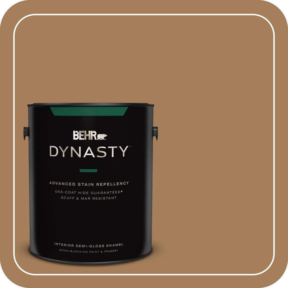 BEHR DYNASTY 1 gal. #S280-6 Hazel Semi-Gloss Enamel Interior Stain-Blocking Paint & Primer