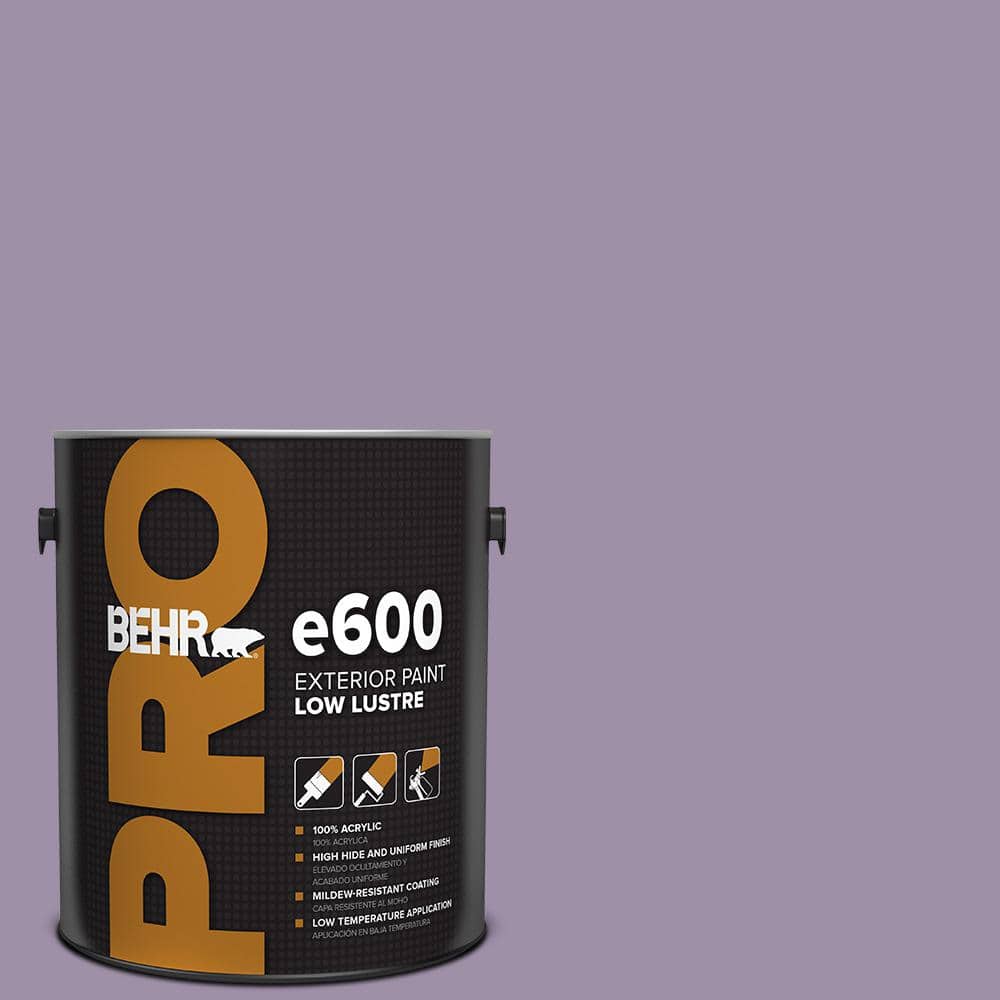 BEHR PRO 1 gal. #S100-4 Ancestry Violet Low Luster Exterior Paint