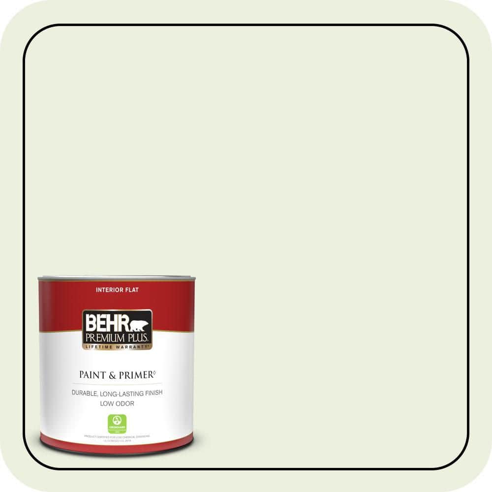 BEHR PREMIUM PLUS #M360-1 Glisten Green Enamel Low Odor & Primer (1)