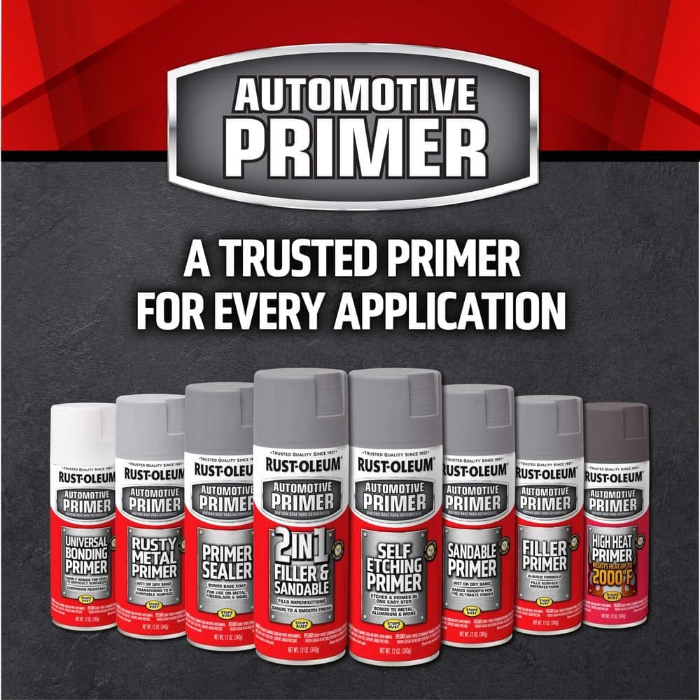Rust-Oleum Automotive 12 oz. Flat Light Gray Primer Sealer Spray (6-Pack) (3)