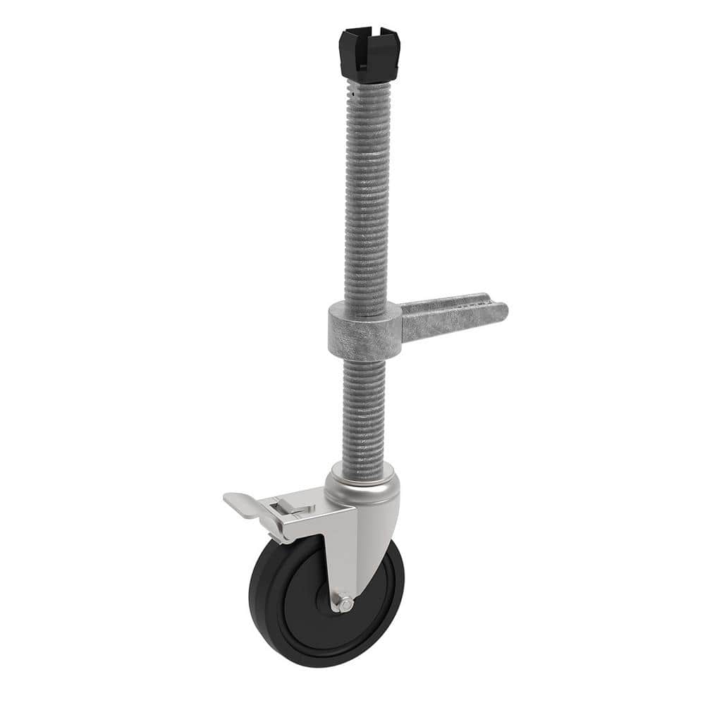 MetalTech Set of 4 Casters with Leveling Jacks for Baker Style Scaffolding Platform (3)