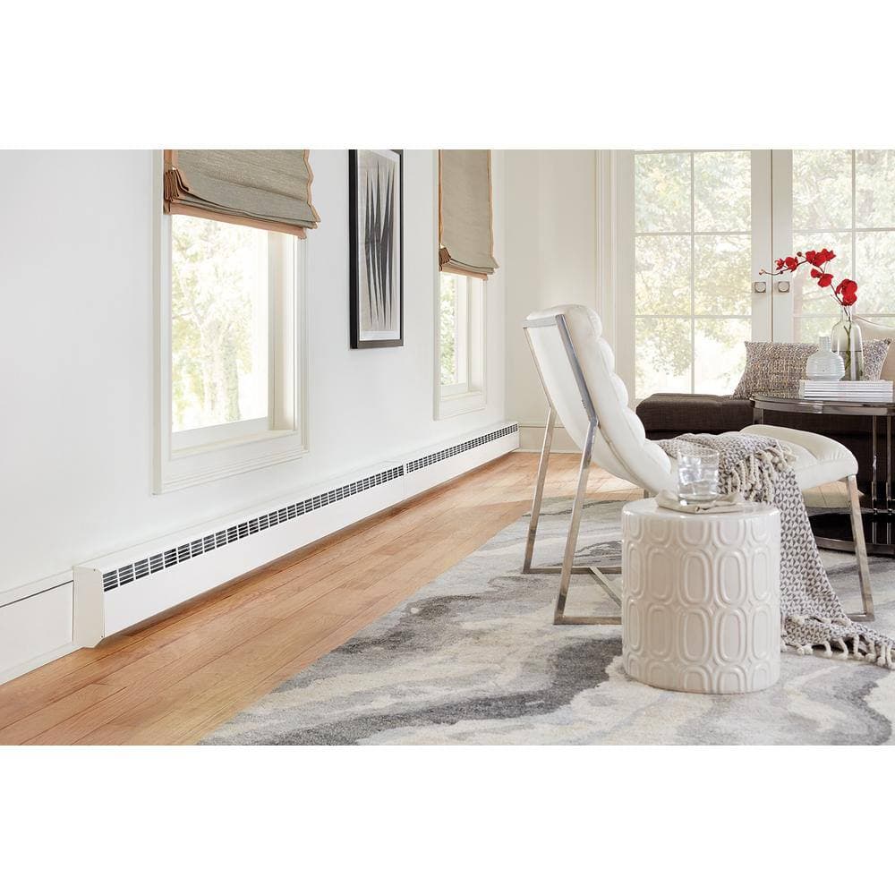 Revital/Line XL Series 2 in. Left End Cap in Brite White (2)