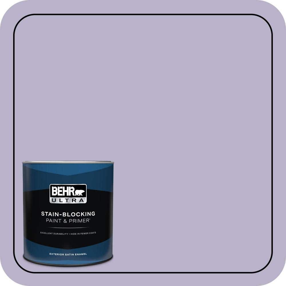 BEHR ULTRA 1 qt. #S570-3 Bohemianism Satin Enamel Exterior Paint & Primer