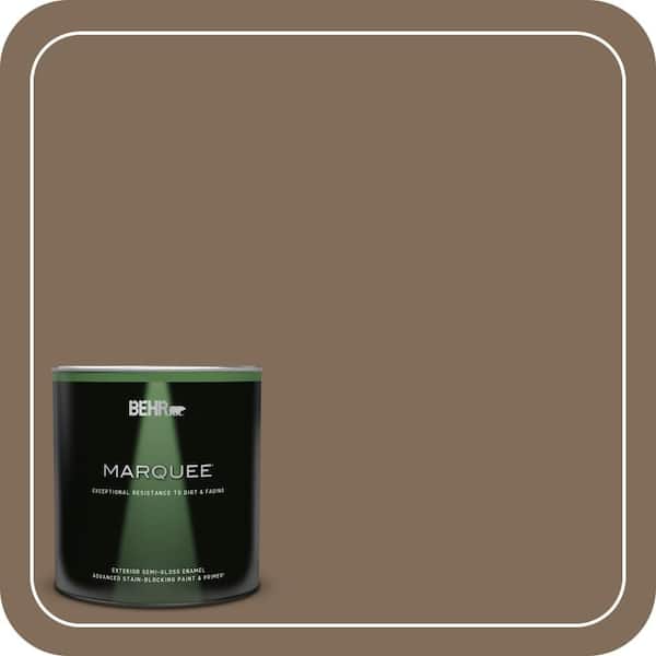 BEHR MARQUEE 1 qt. #MQ2-49 Kaffee Semi-Gloss Enamel Exterior Paint & Primer (2)