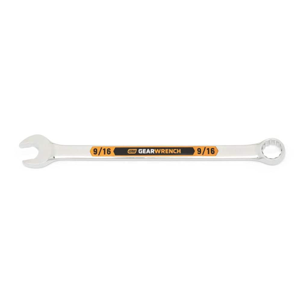 GEARWRENCH 9/16 in. 12-Point Hi-Viz Long Pattern Combination Wrench (1)